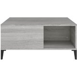  Stolić za kavu boja sivog hrasta 80x80x36,5cm konstruirano drvo | Eponuda.com