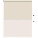  Roleta zaštita od UV zračenja Bež 200 x 140 cm Poliester | shoptok.hr