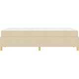  Krevet s opruga kutije Krema i bijela 120 x 200 cm tkanina | shoptok.hr