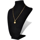  Stalak/poprsje za ogrlice flanelsko crno 2 komada | shoptok.hr