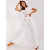 Och Bella Trousers-TW-SP-BI-2086.24P-ecru | shoptok.hr