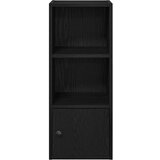 vidaXL Regal za knjige crni hrasta 31x24x77 cm od konstruiranog drva | shoptok.hr