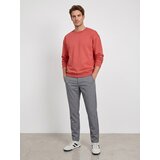 Sinsay Crewneck comfort fit majica dugih rukava s udjelom pamuka Slike