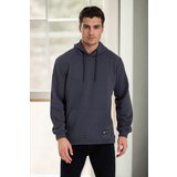 Dewberry 34605 Kangaroo Pocket Hoody Mens Sweatshirt-ANTHRACITE Cijene