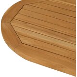  Gornji dio stola 80 x 40 x 2,5 cm Ovalni Čvrsto teak drvo | shoptok.hr