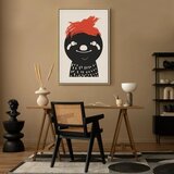  Slika - Crazy Sloth (1 Part) Vertical 60x90 U prirodnom drvenom okviru | shoptok.hr