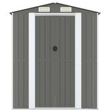 vidaXL Vrtna lopa svetlo siva 192x191x223 cm pocinkano jeklo | Shoptok.si
