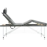 vidaXL Masažna miza s 4 conami aluminijast okvir antracit 186x68 cm | Shoptok.si