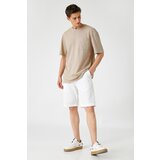 Koton Shorts - White - Normal Waist | shoptok.hr