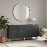 Hanah home komoda Salkım 150, 150 cm, zlatna / antracit Cene