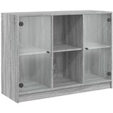  The Living Store Komoda siva sonoma 102x37x75,5 cm inženirski les - Komoda, (21442033) | Shoptok.si