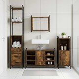  Set ormarića za kupaonicu 3 kom. Dimljeni hrast | shoptok.hr