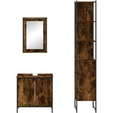  3-dijelni set kupaonskog namještaja boja hrasta drveni | shoptok.hr