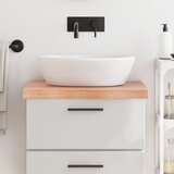 Kupaonska radna ploča svjetlosmeđa 60x50x(2-6) cm masivno drvo Cijene