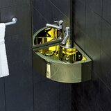  Umivaonik sa zaštitom od prelijevanja 45x32x12,5 cm keramički zlatni | shoptok.hr