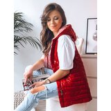DStreet Kamizelka damska CRISTINA czerwona | Shoptok.si