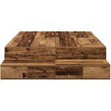  postelja z dodatnim prostorom za shranjevanje iz starega lesa 120x200 cm, (22103347) | Shoptok.si