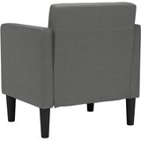 SOFA s naslonima za ruke tamno siva 53 cm tkanina | shoptok.hr