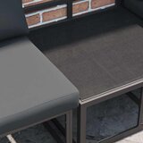 Sjedeća garnitura za vrt s jastukom 13 pcs Crna Aluminij | shoptok.hr