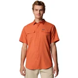 Columbia Srajce z dolgimi rokavi Utilizer II Solid Short Sleeve Shirt Oranžna