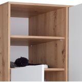 Modern Living Omara Za Oblačila Box, Bela, Barva Hrasta | Shoptok.si