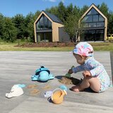 Woopie green 2u1 set za pijesak i kadu blue turtle 8 kom. biorazgradiv organski materijal | shoptok.hr