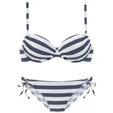 VENICE BEACH Bikini mornarska / bela