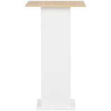  Barski stol bijeli i boja hrasta sonome 60 x 60 x 110 cm | Eponuda.com