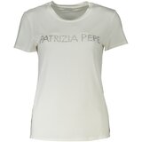 Patrizia Pepe WOMEN&#39;S SHORT SLEEVE T-SHIRT WHITE Cene