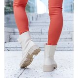 Gemre Beige ankle boots with decorative beads Accadia | shoptok.hr