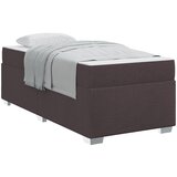  Krevetna konstrukcija Tamno smeđa 90 x 200 cm tkanina | shoptok.hr