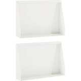  Zid za zadržavanje 2 kom. 60 x 12 x 50 cm Čelik Bijela | shoptok.hr