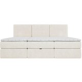 MID.YOU DRUŽINSKA POSTELJA 240 cm x 200 cm , les, tekstil, leseni material krem barve | Shoptok.si