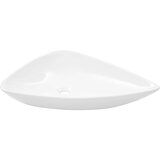 Maison Chic Keramični Umivalnik - Kopalna umivalnik - Lavabo trikotne oblike 645x455x115 mm bel, (21684785) Cene
