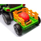 Traktor na akumulator s prikolicom BBH-030 - zeleni | Shoptok.si