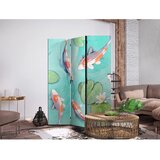  Paravan - Spectacular Fish - White-Orange Koi Fish Swimming in Crystal Clear Water with Water Lilies 135x172 Akustični | shoptok.hr
