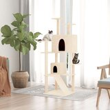  Penjalica za mačke sa stupovima za grebanje krem 153 cm | shoptok.hr