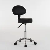 pomoćna kozmetička stolica sa naslonom MP009 - black