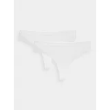 4f Women's Underwear Panties (2 Pack) - White