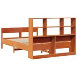  Krevet s regalom za knjige bez madraca 150x200 cm od borovine | shoptok.hr
