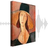  Slika - Amedeo Modigliani – Portrait of Jeanne Hebuterne in a Large Hat 60x90 Akustična | shoptok.hr