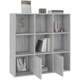 Ormarić za knjige boja sivog hrasta sonome 98 x 30 x 98 cm | shoptok.hr
