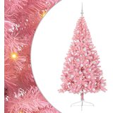 vidaXL Umjetna preddekorirana božićna jelka Roza 180 cm PVC | Shoptok.si