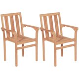  3-dijelni bistro set od masivne tikovine | shoptok.hr