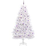  Umjetno božićno drvce s nogom Bijela 270 cm PVC i čelik | shoptok.hr