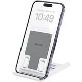 ZLOŽLJIVO NAMIZNO STOJALO ZA TABLIČNI TELEFON ZA IPHONE IPAD BELA, (21980326)