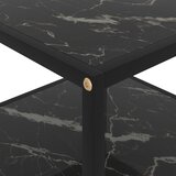  Stolić za kavu crni 60 x 60 x 35 cm od kaljenog stakla | shoptok.hr