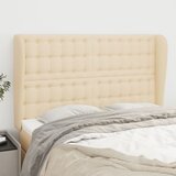  Uzglavlje s ušima krem 147x23x118/128 cm od tkanine | shoptok.hr