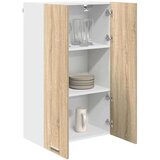 vidaXL Viseča omarica s polico Riga Sonoma hrast 60 x 31 x 100 cm | Shoptok.si