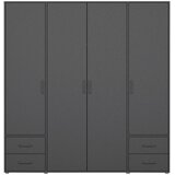 Modern Living Omara S Klasičnimi Vrati Voyager, Temno Siva | Shoptok.si
